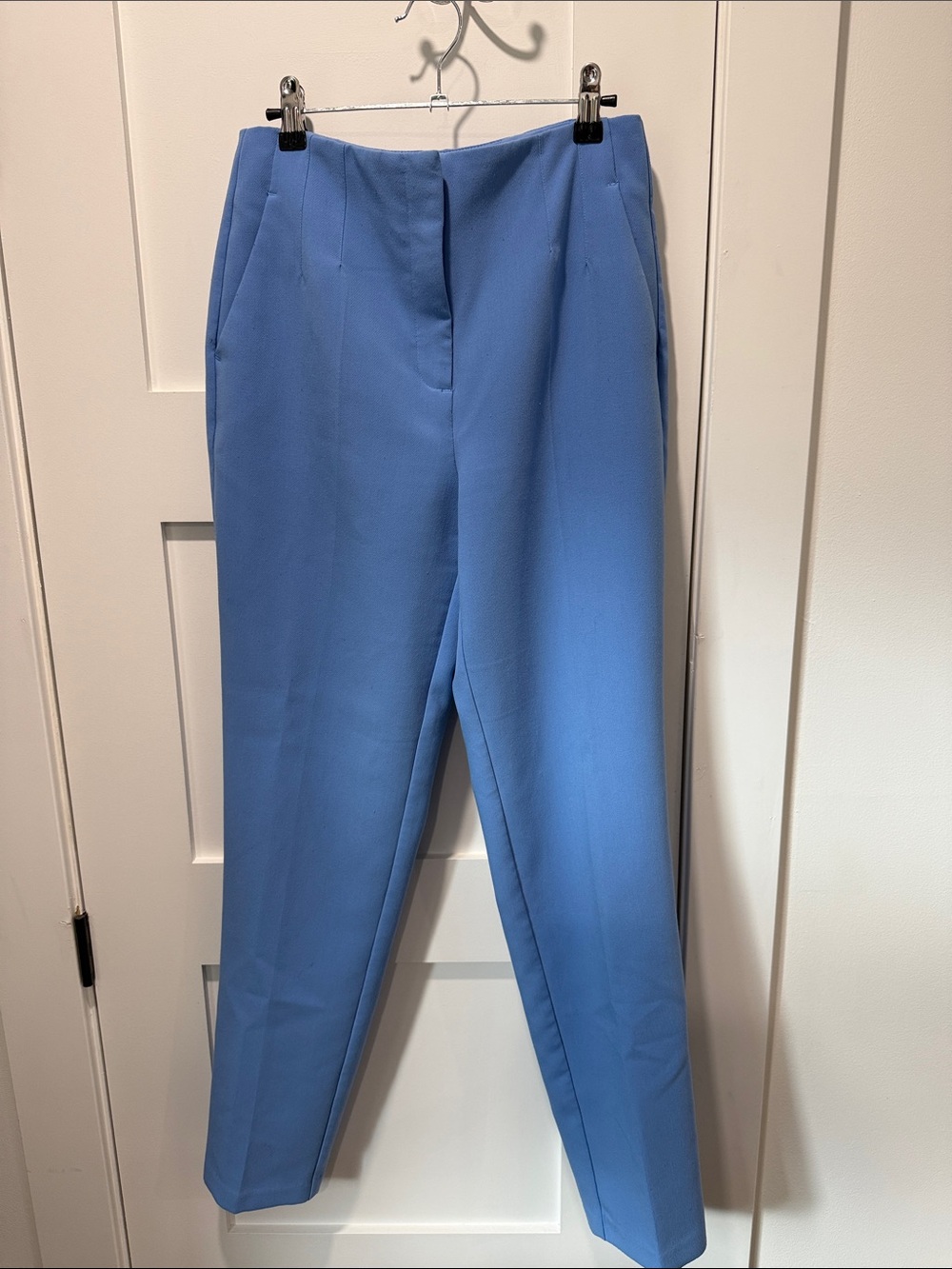 Dynamite Tailored High-Rise Pants in Light Blue